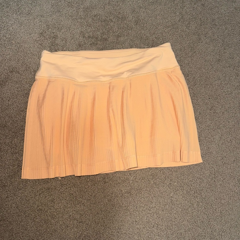 Lululemon Pleat to Street Mid-Rise Skirt In Summer Glow size 4
